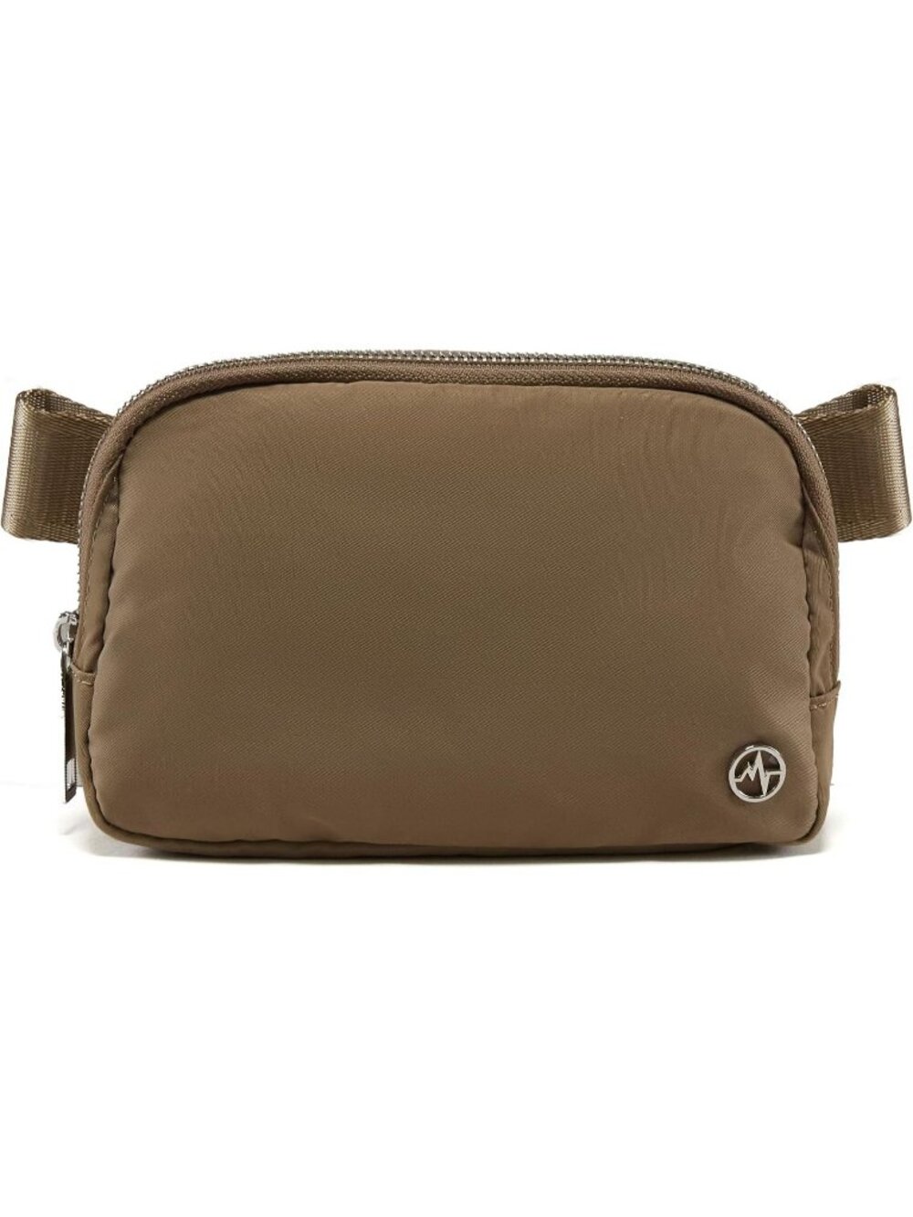 Women's Gray Brown 1L Fanny Pack Belt Bag Crossbody Adjustable Strap For Travel